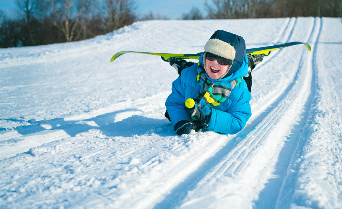 Langlaufen lernen mit Ihren Kindern - Aktiver Winterurlaub in Österreich - copyright Shutterstock.com