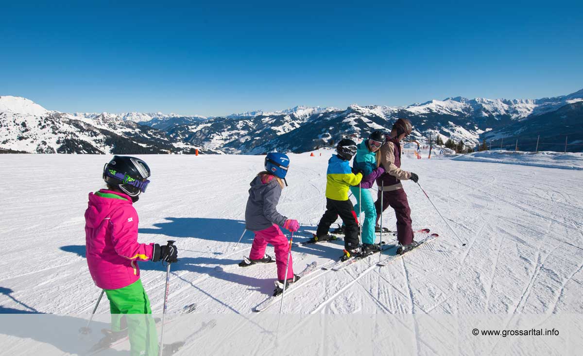 Skiurlaub mit Kindern im Skigebiet Großarltal im Salzburger Land