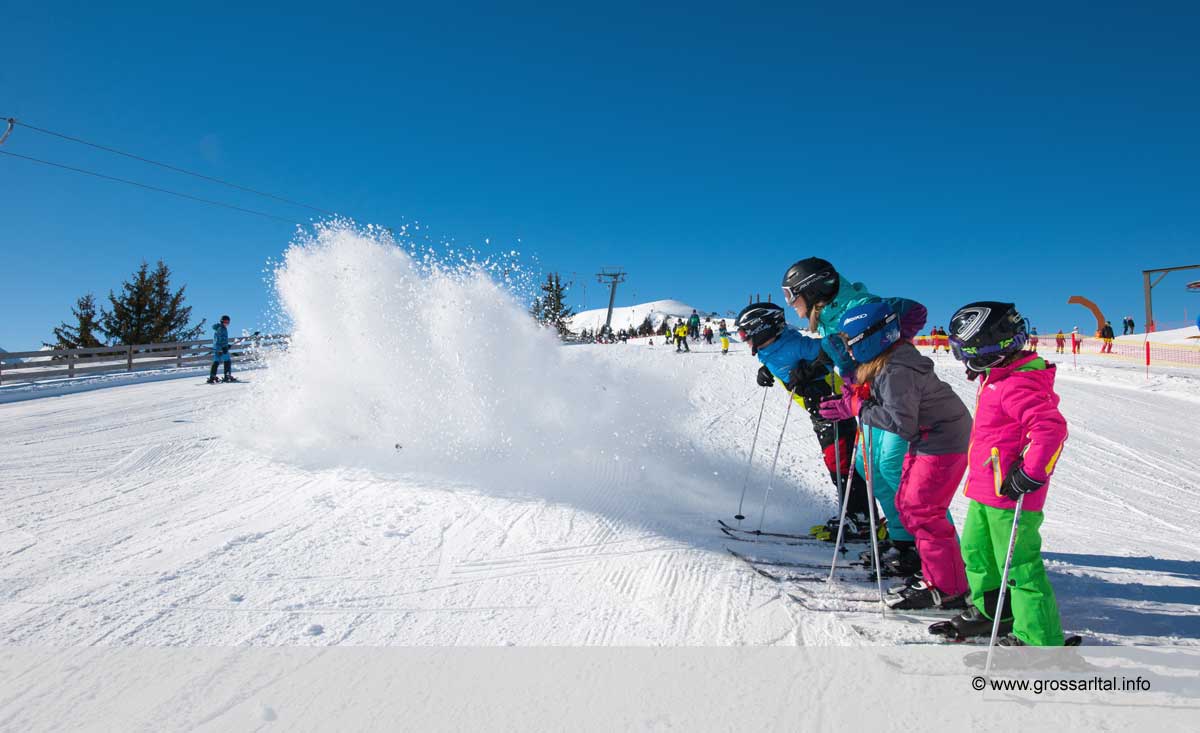 Skikurs für Klein und Groß im Skigebiet Grossarltal