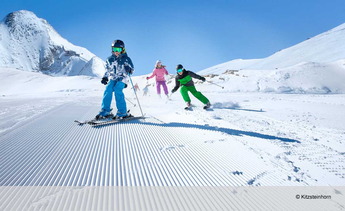Skiurlaub mit Kindern und der ganzen Familie im Skigebiet Kitzsteinhorn