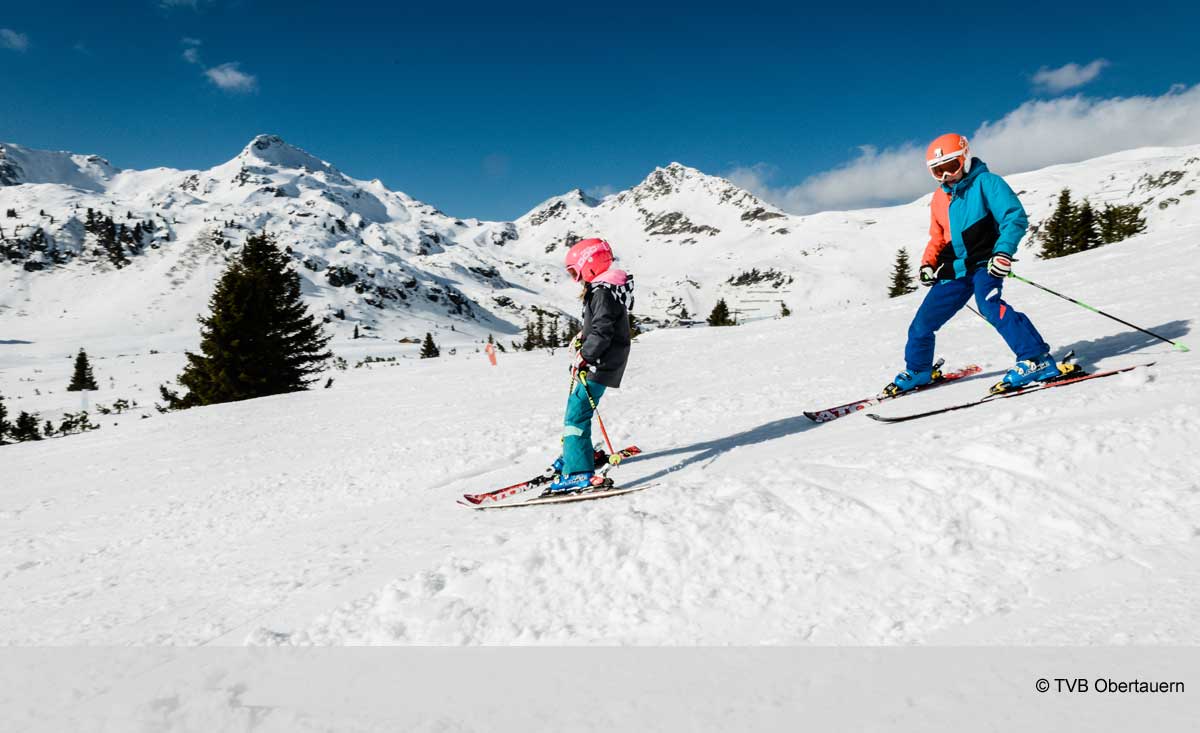 Skikurs für Kinder im Skigebiet Obertauern im Salzburger Land