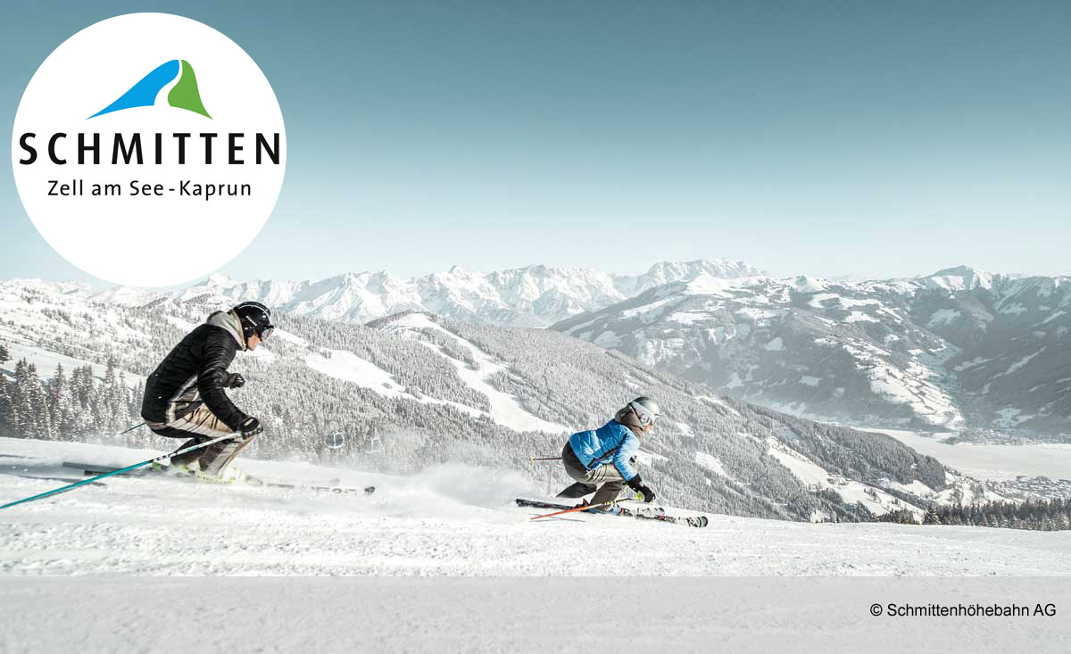 Skifahren auf perfekt präparierten Pisten im Skigebiet Kitzsteinhorn